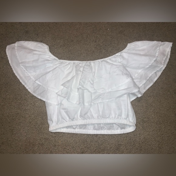 Show Me Your MuMu cropped off the shoulder top - Picture 5 of 5